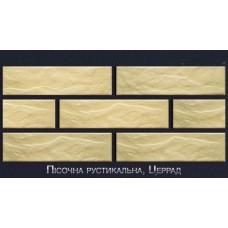 Фасадна термопанель з клінкерною плиткою Пiсочна рустикальна, Cerrad