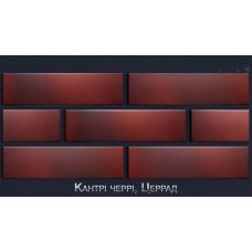 Фасадна термопанель з клінкерною плиткою Кантрi вишня, Cerrad