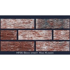 Фасадна термопанель з клінкерною плиткою HF05 Brick street, King Klinker
