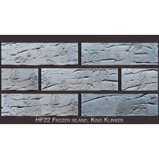 Фасадна термопанель з клінкерною плиткою HF22 Frozen island, King Klinker